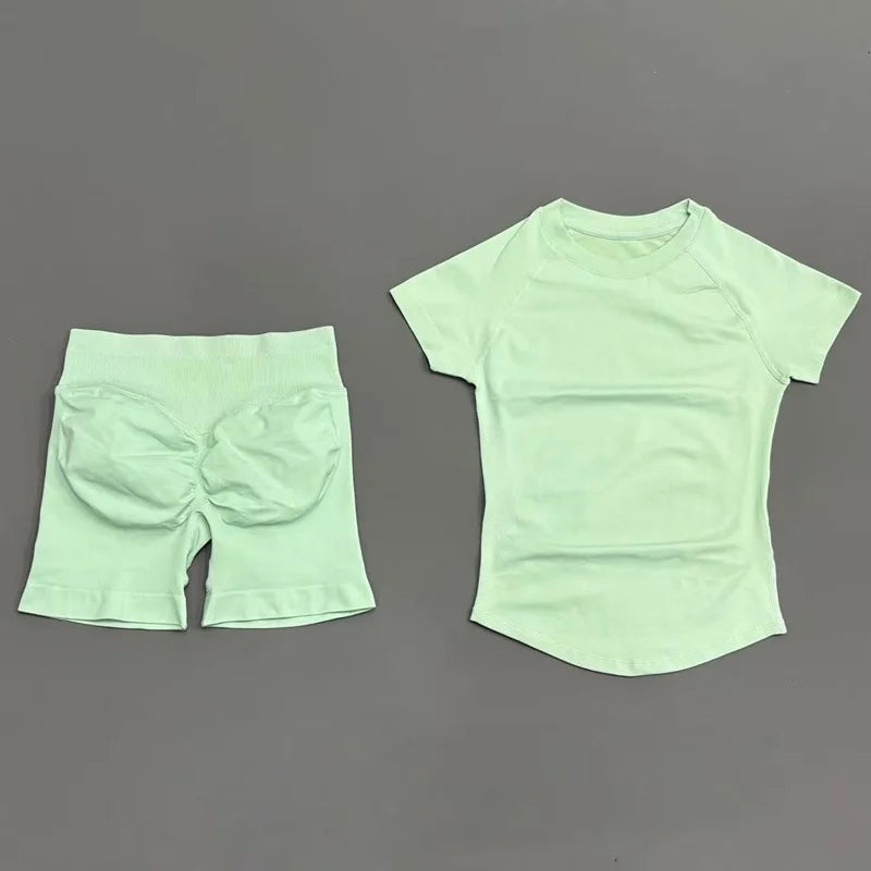 Women's 2-Piece Workout Set- Shorts & Top