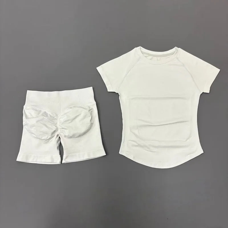 Women's 2-Piece Workout Set- Shorts & Top