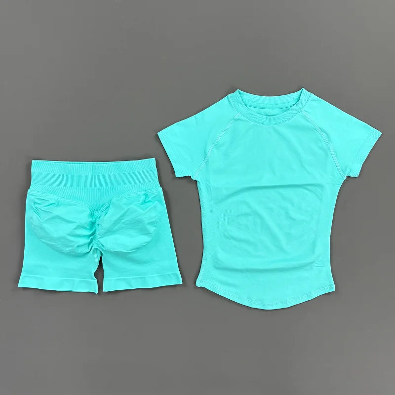 Women's 2-Piece Workout Set- Shorts & Top