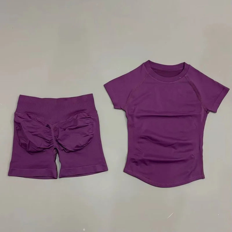 Women's 2-Piece Workout Set- Shorts & Top