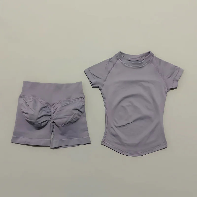 Women's 2-Piece Workout Set- Shorts & Top