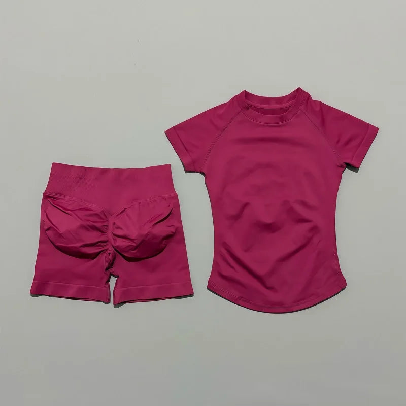 Women's 2-Piece Workout Set- Shorts & Top