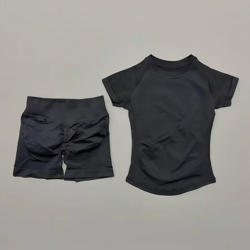 Women's 2-Piece Workout Set- Shorts & Top