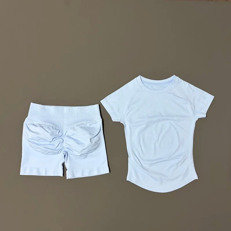 Women's 2-Piece Workout Set- Shorts & Top