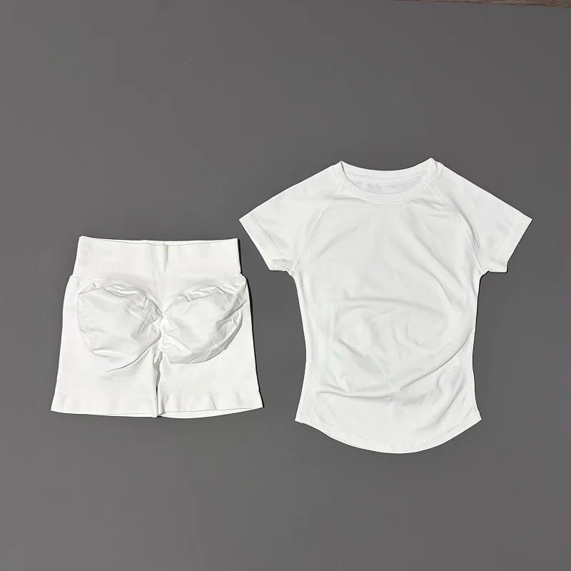 Women's 2-Piece Workout Set- Shorts & Top