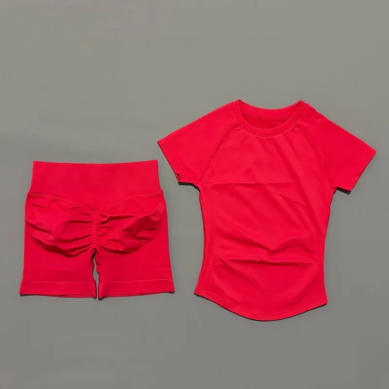 Women's 2-Piece Workout Set- Shorts & Top