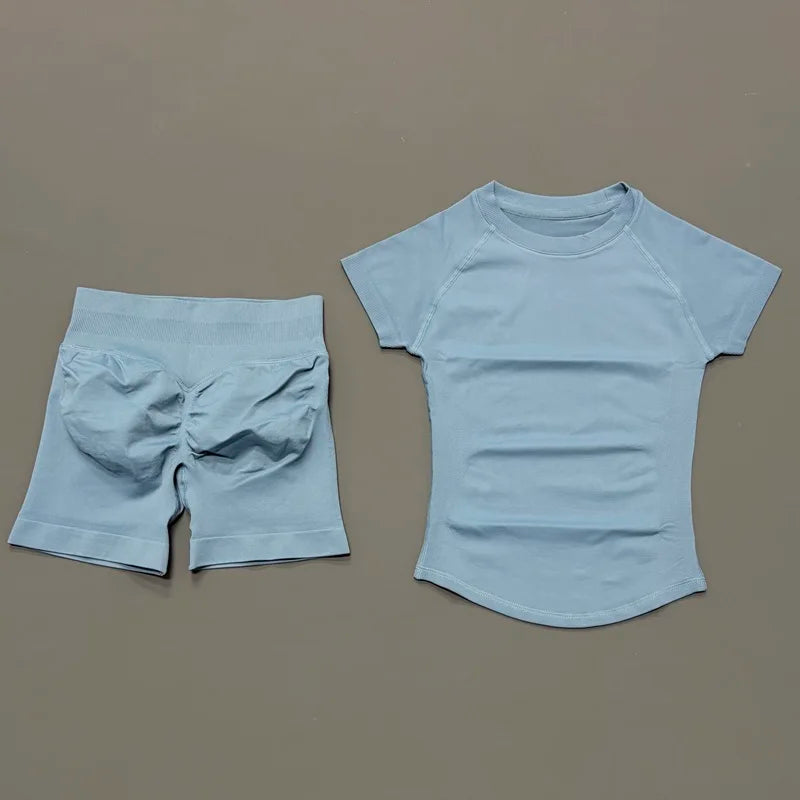 Women's 2-Piece Workout Set- Shorts & Top